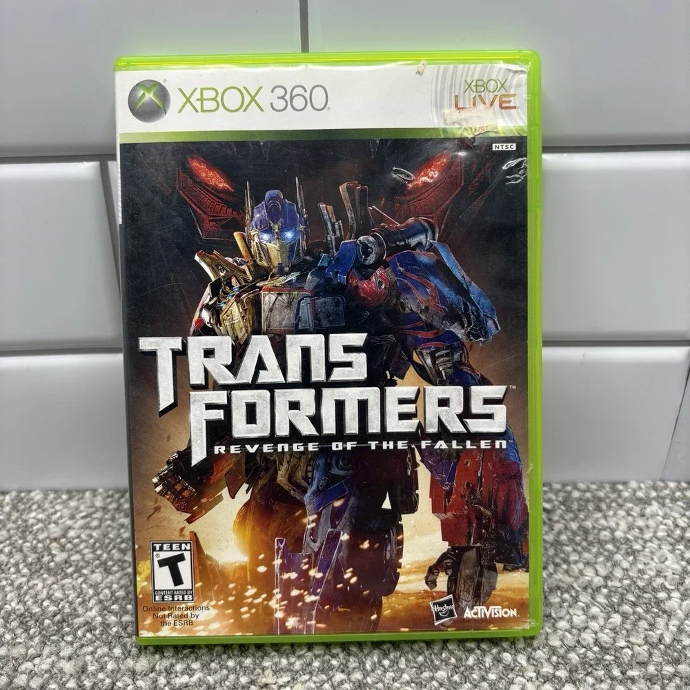 Transformers Revenge of The Fallen Microsoft Xbox 360 Game Tested Works Comp